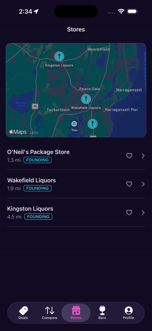 Stores nearby